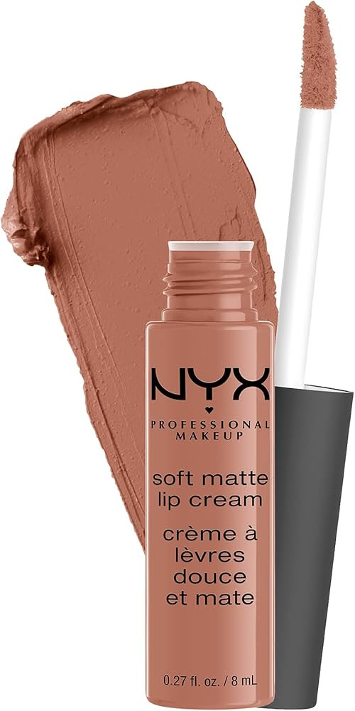 NYX PROFESSIONAL MAKEUP Soft Matte Lip Cream, Lightweight Liquid Lipstick - Abu Dhabi (Deep Rose-... | Amazon (US)