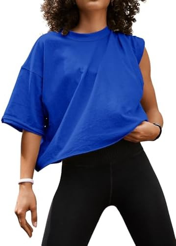 Women's Summer Short Sleeve Crop Tops Casual Basic Cotton Athletic Yoga Running T-Shirts | Amazon (US)