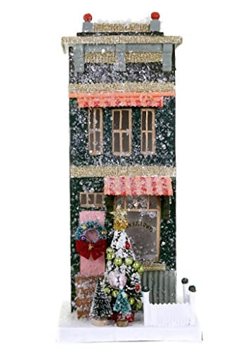Cody Foster & Co Antique Shop Hunter Green Christmas Village House Shoppe | Amazon (US)