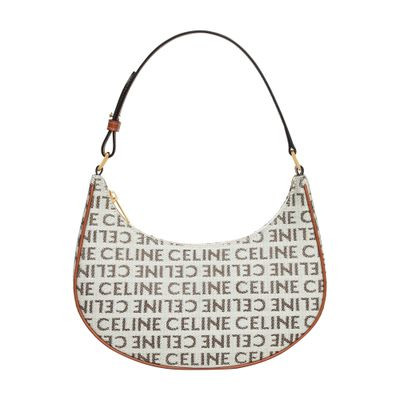 Small Boston cuir Triomphe in textile and calfskin | 24S US
