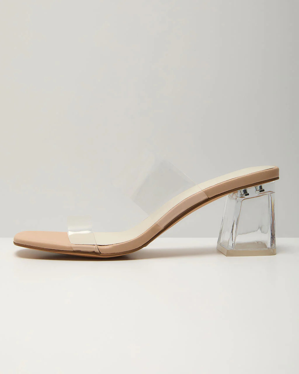 Savanna Clear Open Toe Mules | VICI