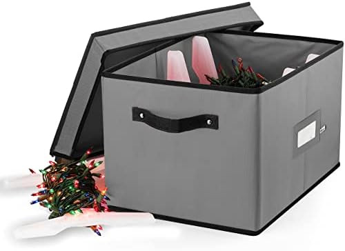 ZOBER Christmas Light Storage Reels - Christmas Light Organizer With 4 Plastic Wheels - Fits 200 ... | Amazon (US)