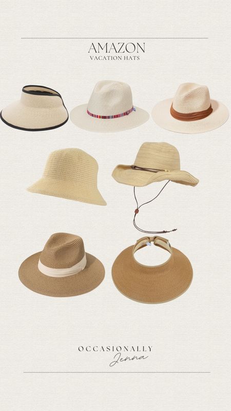 Amazon vacation hats! 

Pool, summer style, cowboy hat, visor 

#LTKstyletip #LTKfindsunder50 #LTKfindsunder100