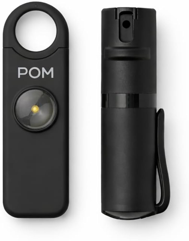 POM Pepper Spray & Personal Alarm Safety Kit \u2013 OC Self Defense Keychain Spray & Loud Emergen... | Amazon (US)