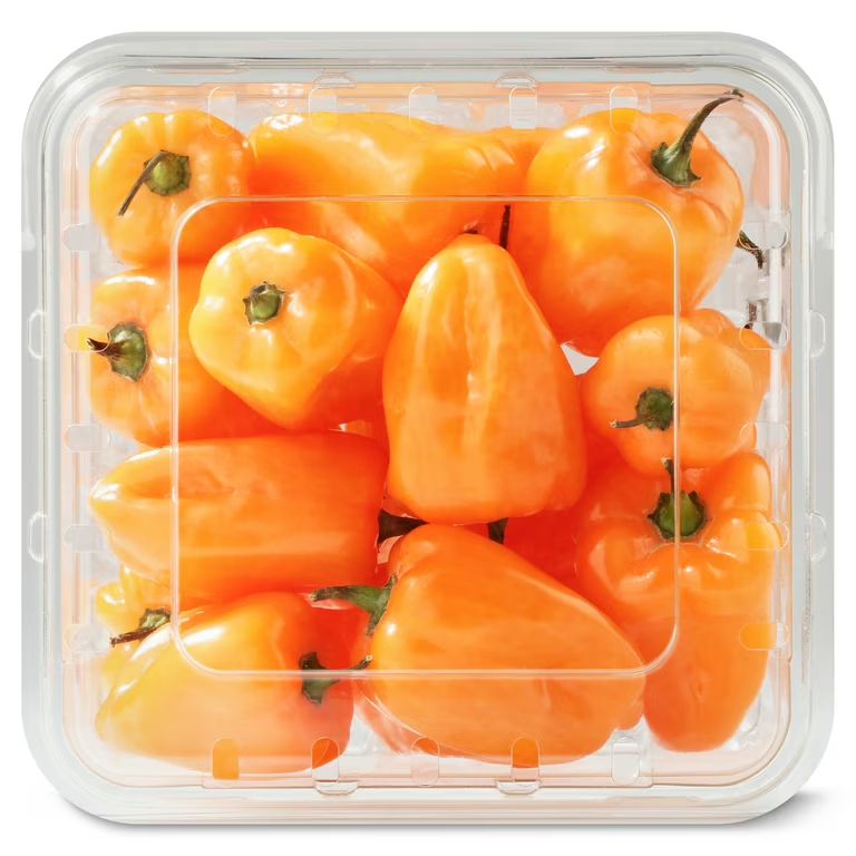 Fresh Habanero Peppers, 4 Ounce Tray - Walmart.com | Walmart (US)