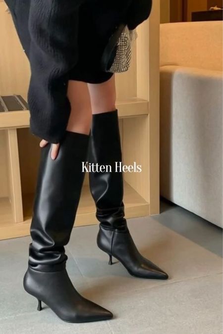 Kitten heel
Boots
Winter shoe guide

#LTKshoecrush #LTKstyletip #LTKworkwear