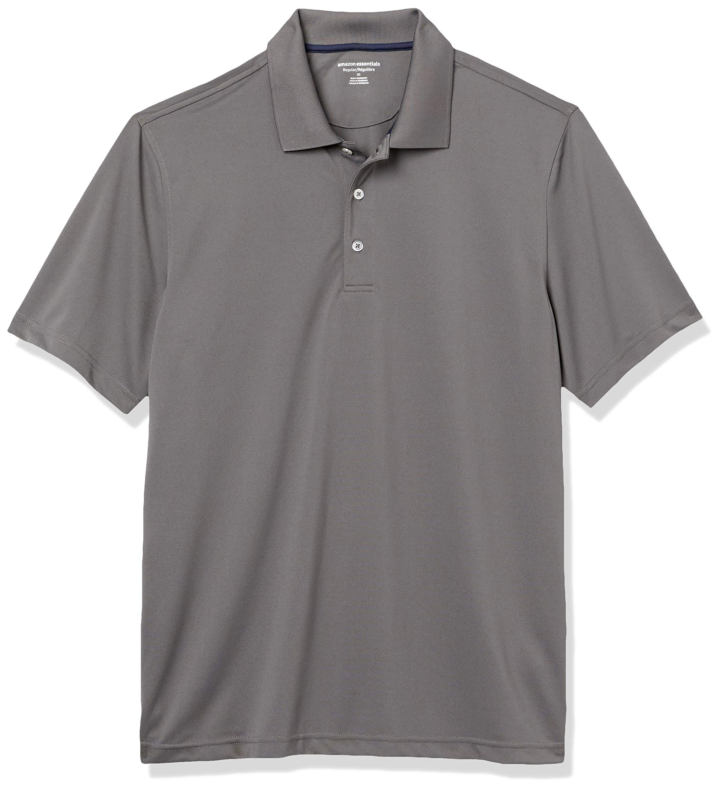 Amazon Essentials Men's Regular-fit Quick-Dry Golf Polo Shirt | Amazon (US)