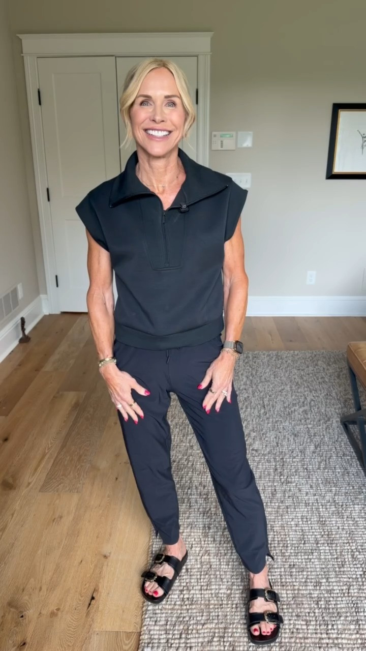 This is the 3rd color I have in this shirt! Super cute and comfortable. I love the zipper. Pair it with a cute pair of athletic pants & my favorite slides!

#LTKdayinmylife #LTKmomlife #LTKOver40