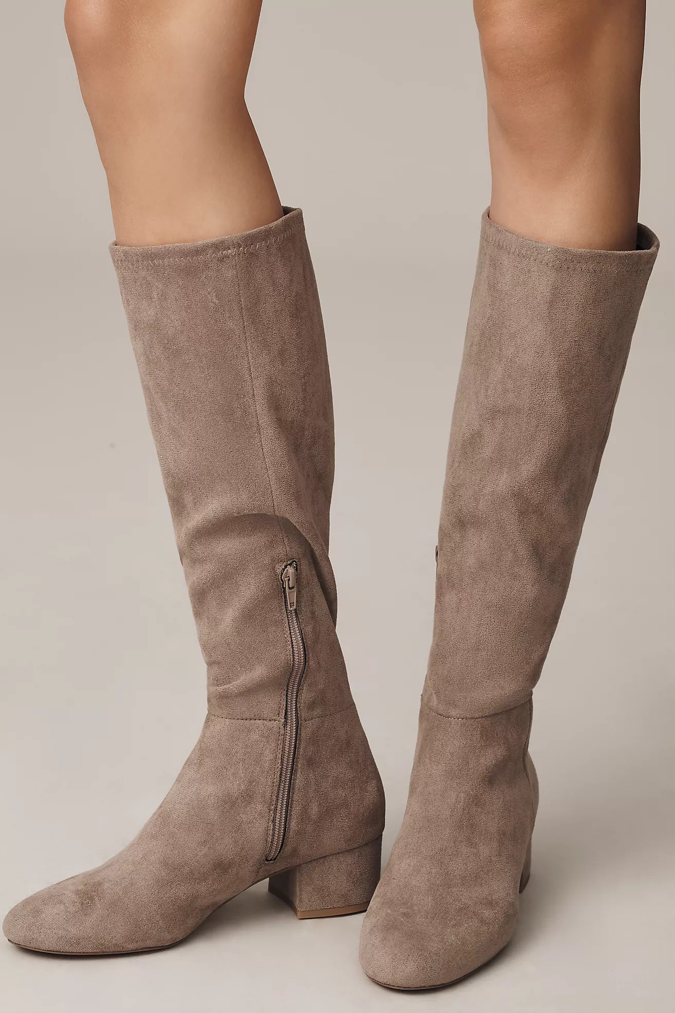 Silent D Block-Heel Knee-High Boots | Anthropologie (US)