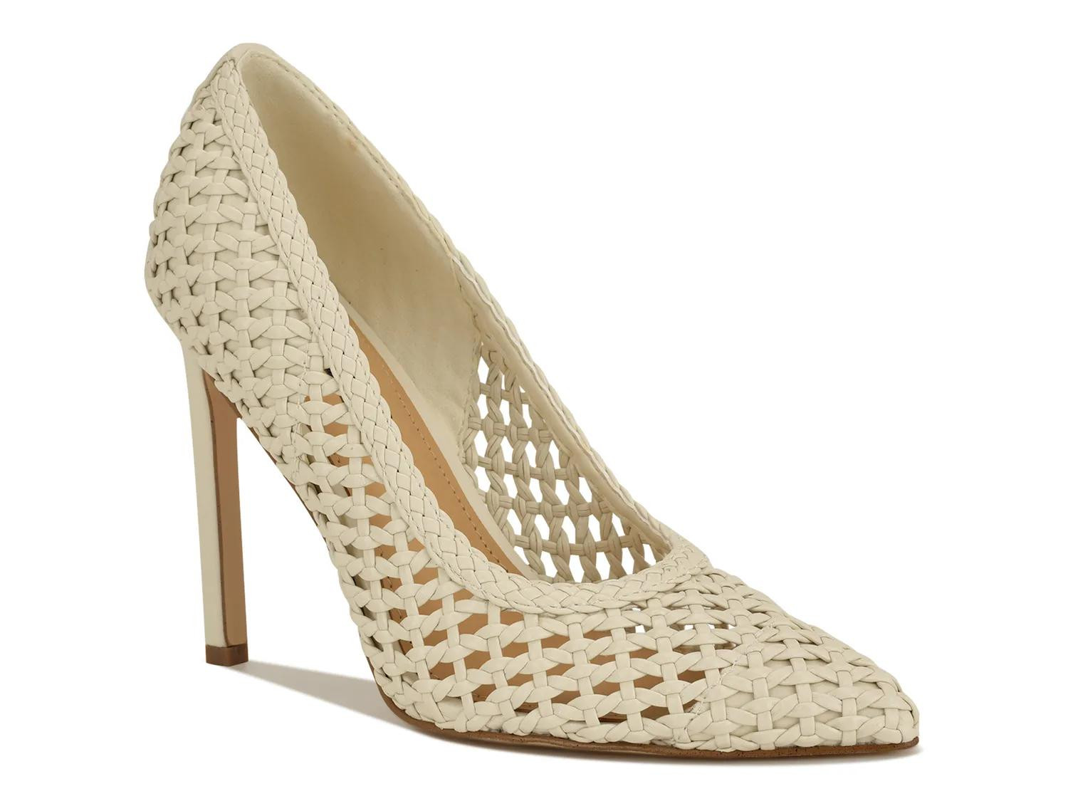 Nine West Tatiana Pump | Women's | Ivory/Nude | Size 9.5 | Pumps | Stiletto | DSW
