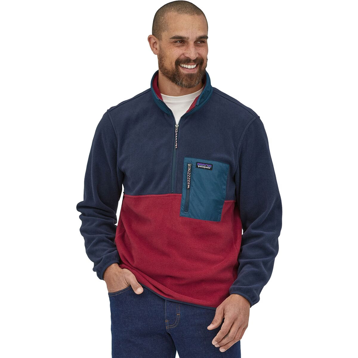 Patagonia Microdini 1/2-Zip Pullover - Men's - Clothing | Backcountry