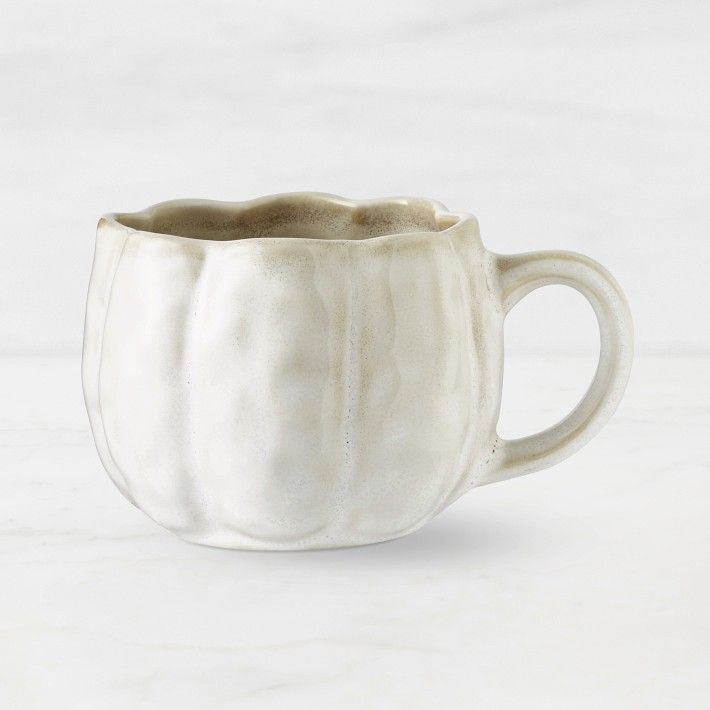 Sculptural Pumpkin Mug | Williams-Sonoma