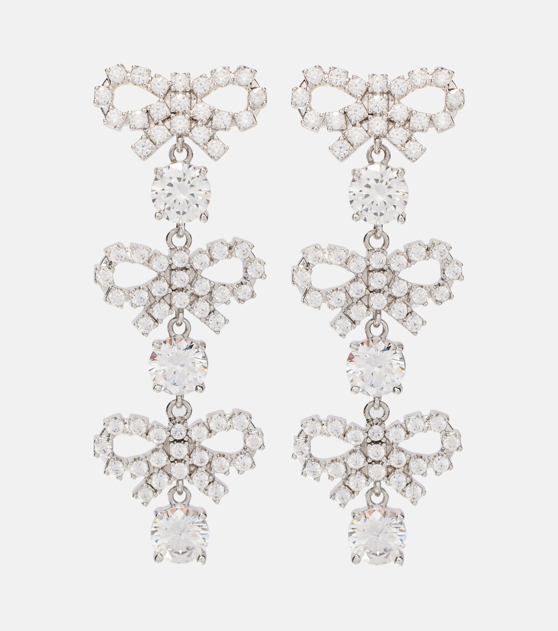 Crystal-embellished drop earrings | Mytheresa (DACH)