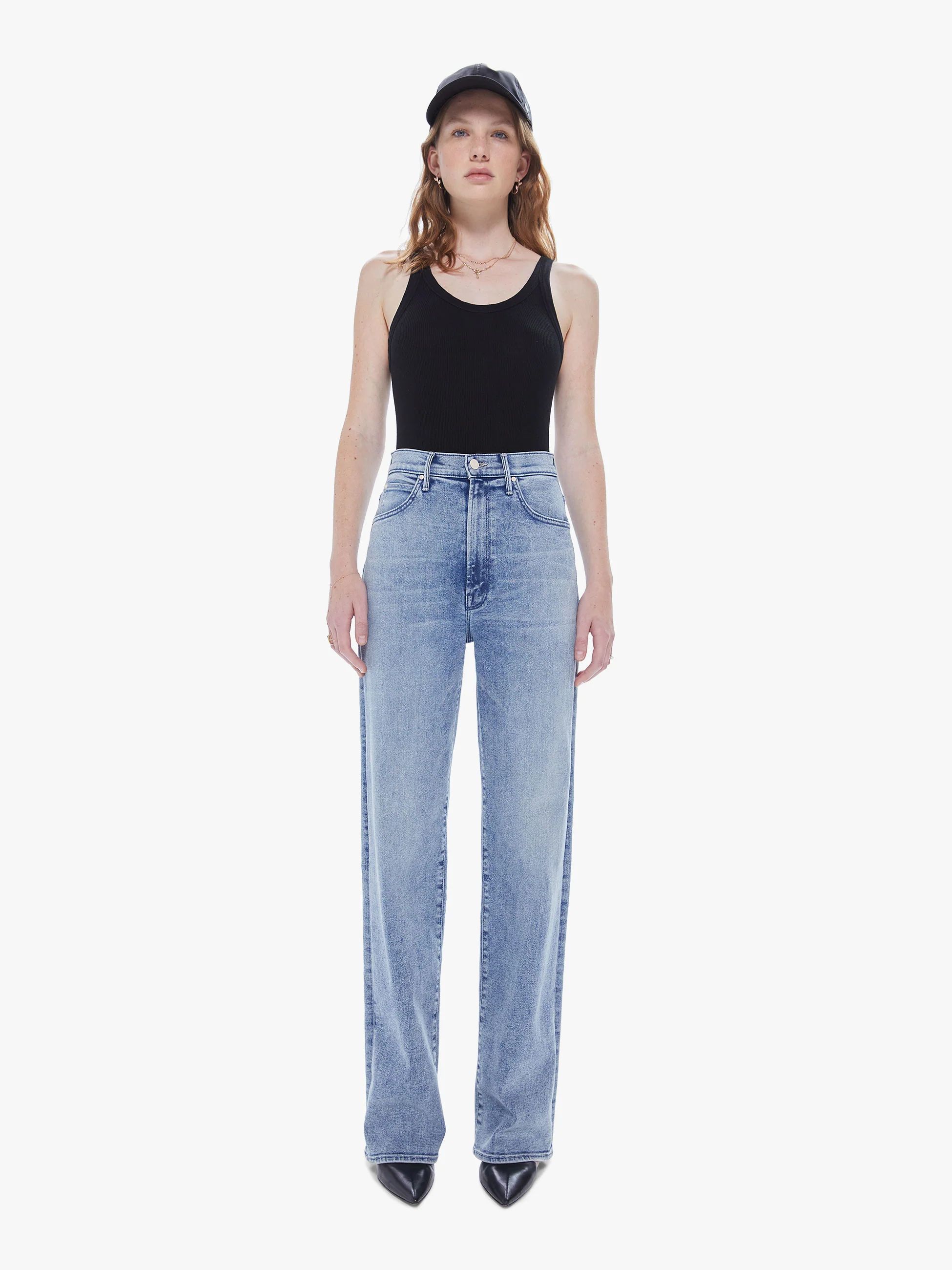 HIGH WAISTED TUNNEL VISION SNEAK - TWICE SHY | Mother Denim