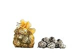 Creative Co-Op Embossed Antique Silver Mercury Glass Ornaments (Set of 36 in Organza Bag) Ornamen... | Amazon (US)