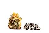 Creative Co-Op Embossed Antique Silver Mercury Glass Ornaments (Set of 36 in Organza Bag) Ornamen... | Amazon (US)