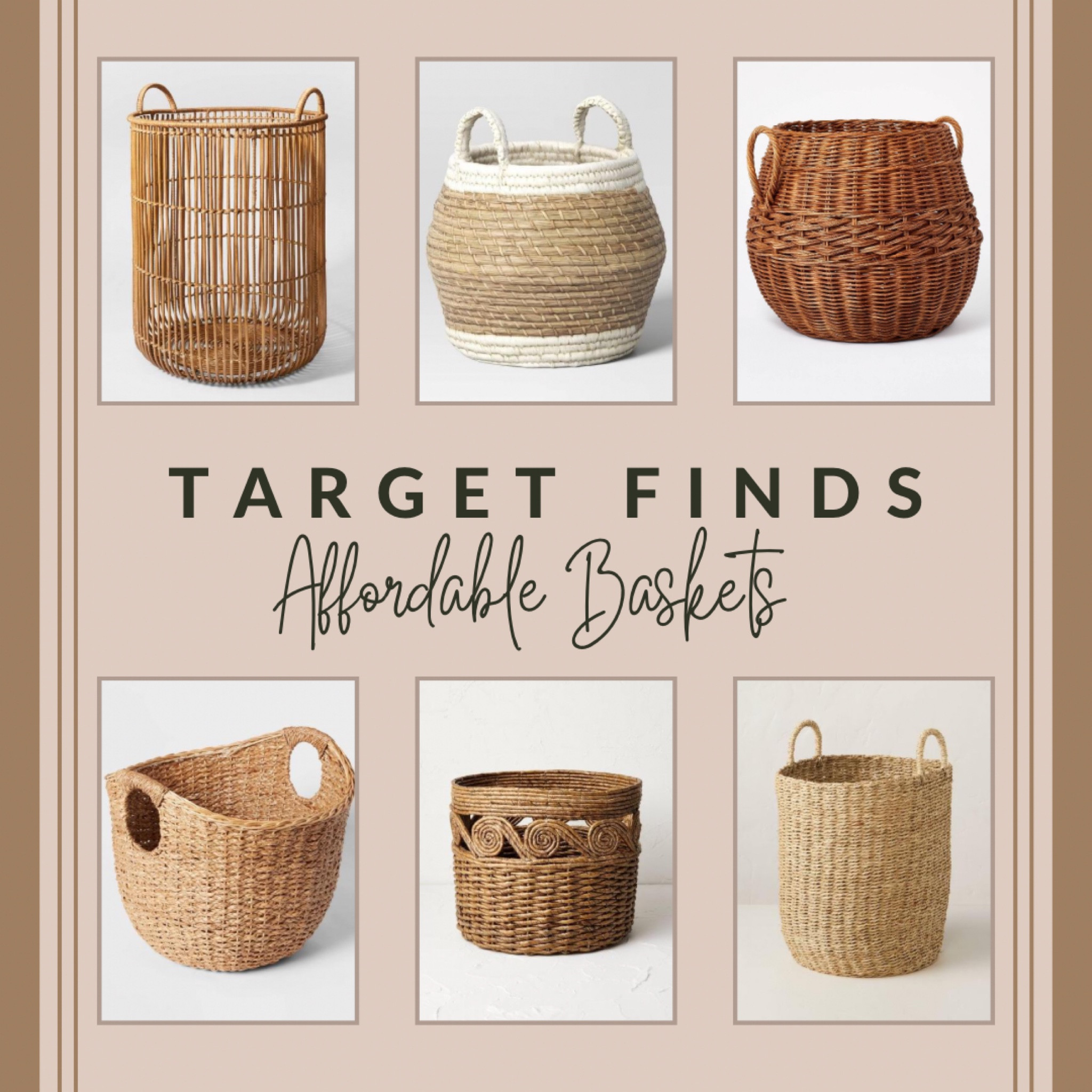 Check out these affordable baskets that I found at target! 🤗

#LTKhome #LTKfamily #LTKFind