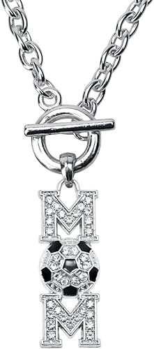 Inspired Silver - Silver Customized Charm 18 Inch Necklace with Cubic Zirconia Jewelry | Amazon (US)