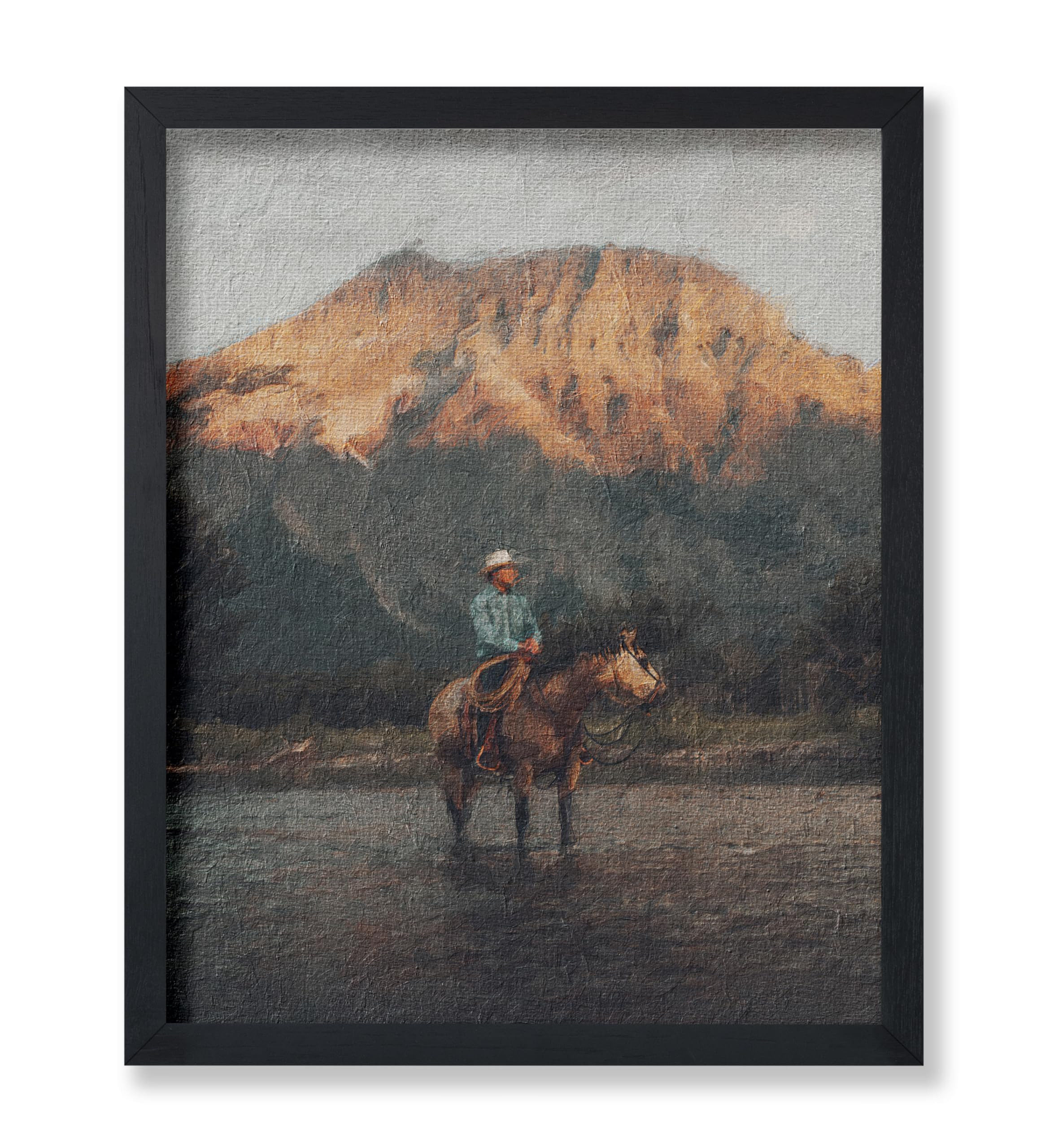 Poster Master Vintage Cowboy Poster - Retro Landscape Print - Wild West Art - Western Art - Horse... | Amazon (US)