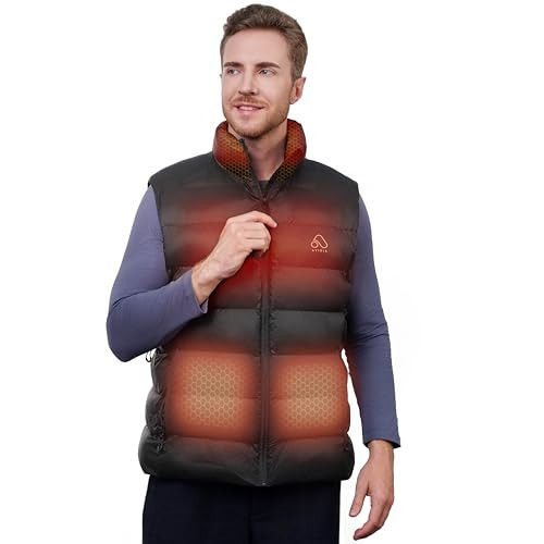 Heated Vest for men with Battery Pack, Rechargeable, Lightweight Fast Heating, Ideal Christmas Gifts for Him | Amazon (US)