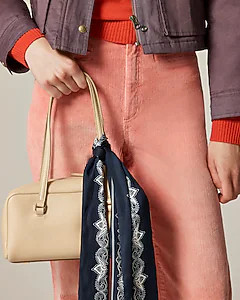 Printed silk scarf | J. Crew US