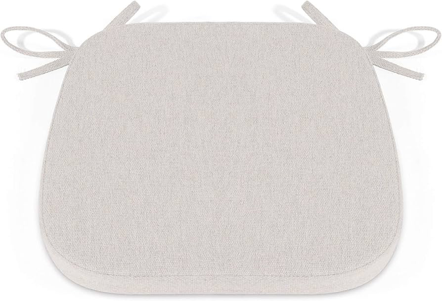 Shinnwa Kitchen Chair Cushions, Non Slip Dining Room Seat Cushions with Ties, 15 x 15.5 inches, O... | Amazon (US)