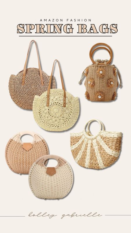 Spring bag finds — Amazon! All under $40 as well! 🤎⚡️🤞🏼 so CUTE!!

Spring fashion / vacay / beach bags / clutch / purse / cruise wear / casual / Holley Gabrielle 

#LTKsalealert #LTKitbag #LTKSeasonal
