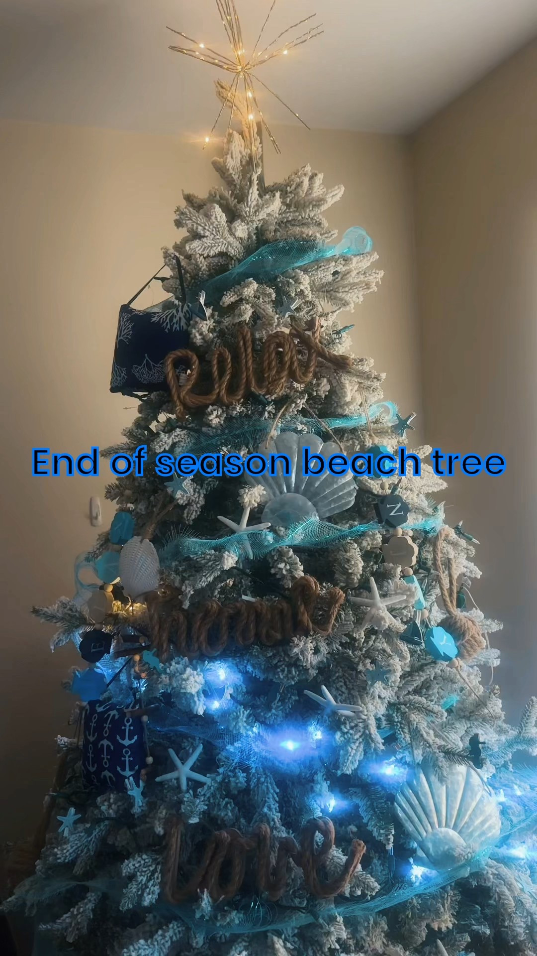 Holiday tree but make it summer for a beach themed tree 

#LTKHome #LTKSeasonal #LTKOver40