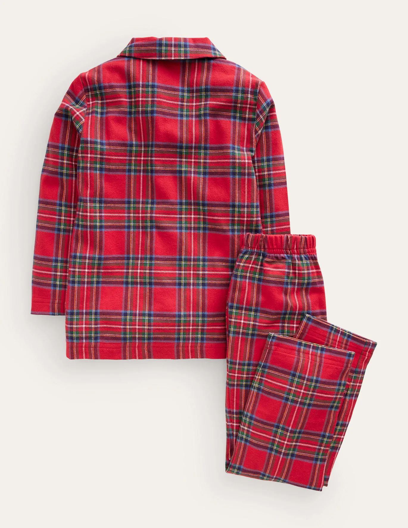 Woven Pyjamas Set - Red Check | Boden UK | Boden (UK & IE)