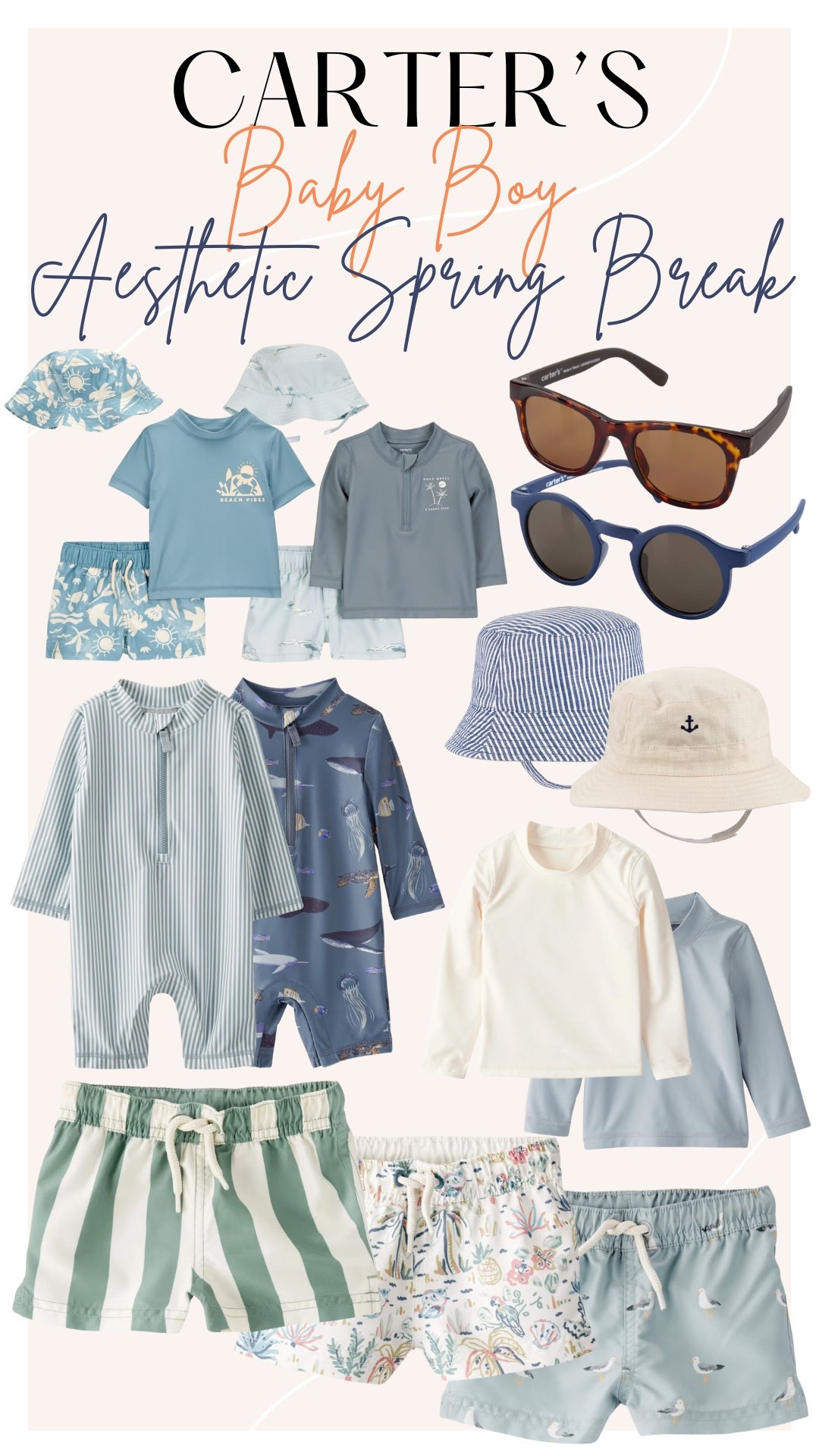 Aesthetic neutrals baby boy swimwear from Carter’s! On sale! 🤍

#LTKKids #LTKFamily #LTKBaby