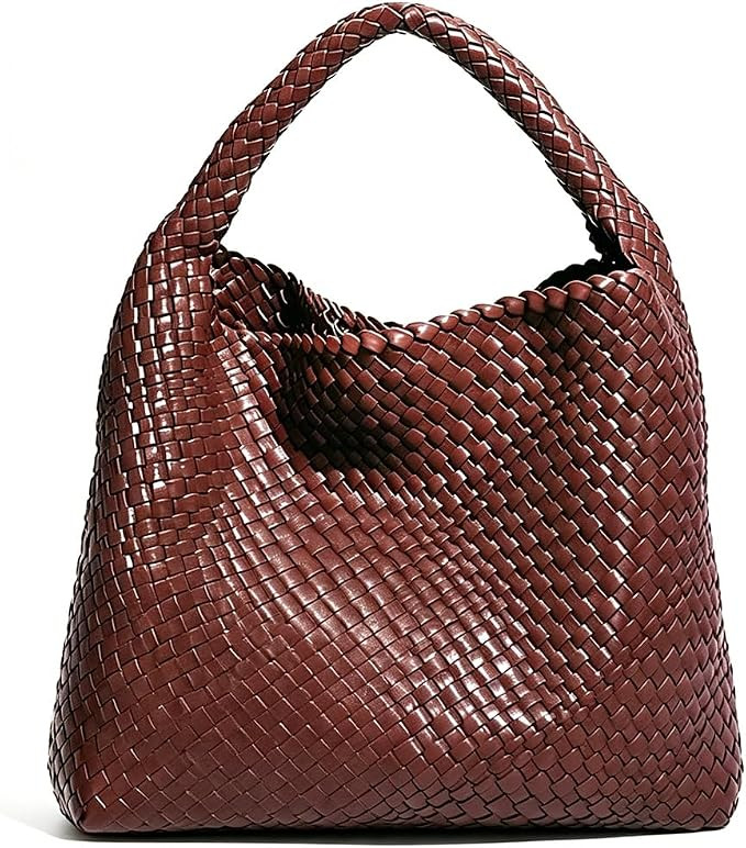 Geelyda Woven Tote Bag for Women with Purse, Fashion Shoulder Hobo Underarm Bags, Large Woven Han... | Amazon (US)