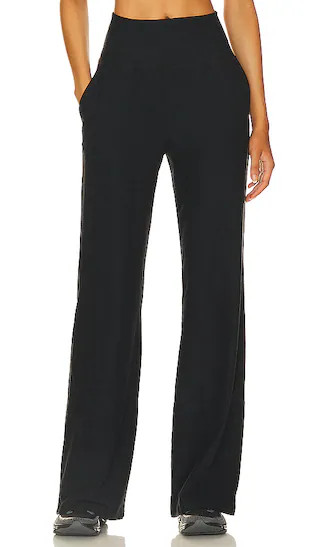 Easy Cropped Wide Leg Pant in Darkest Night | Revolve Clothing (Global)