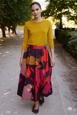 Olivia Skirt- Hague Brown | Oliphant Design