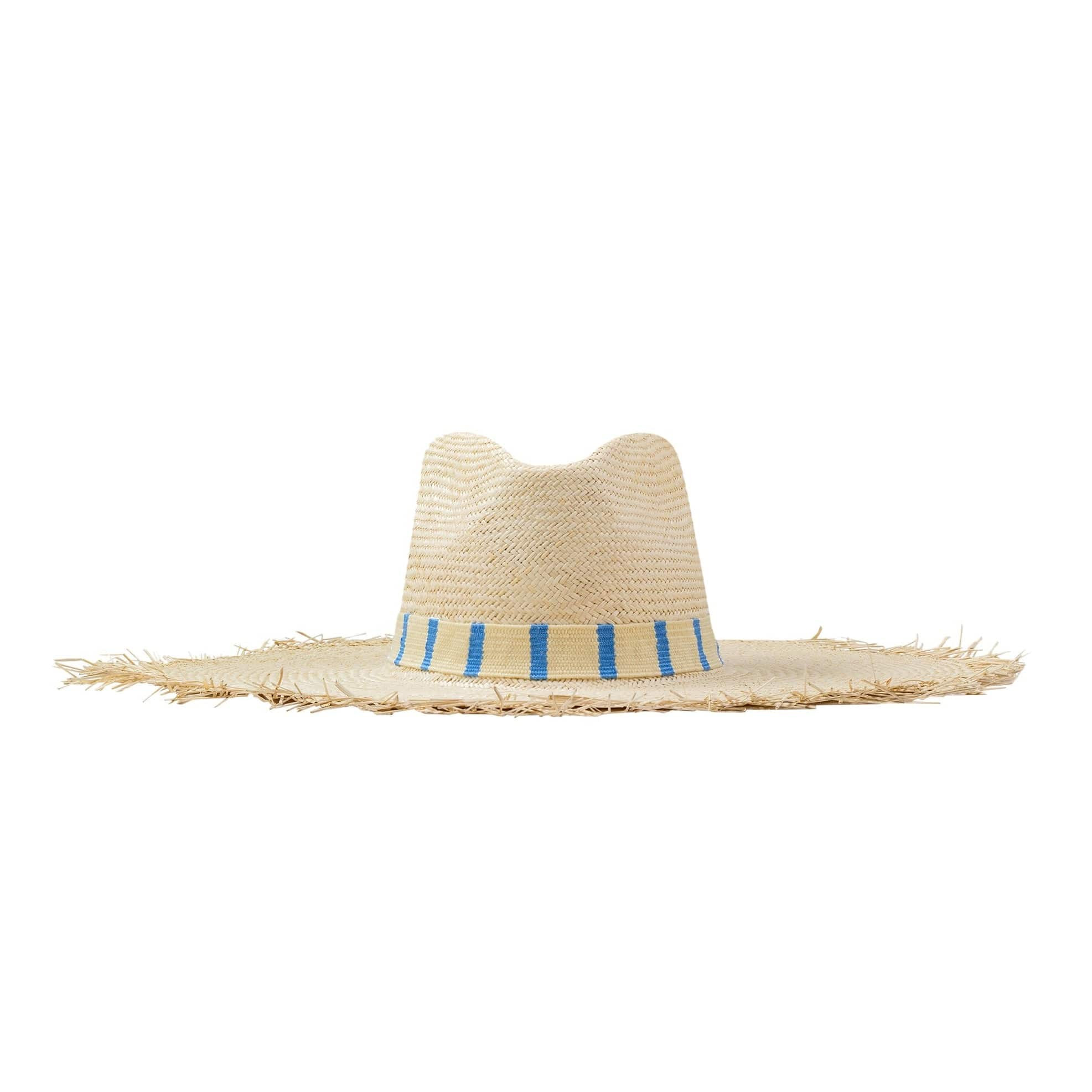 Susana Wide Brimmed Palm Fringe Hat | Sunshine Tienda