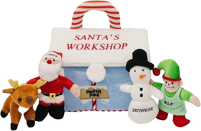 Genius Baby Toys My First Christmas Toy for Baby ft 5 Piece playset (Santa Claus, Snowman, Reinde... | Amazon (US)