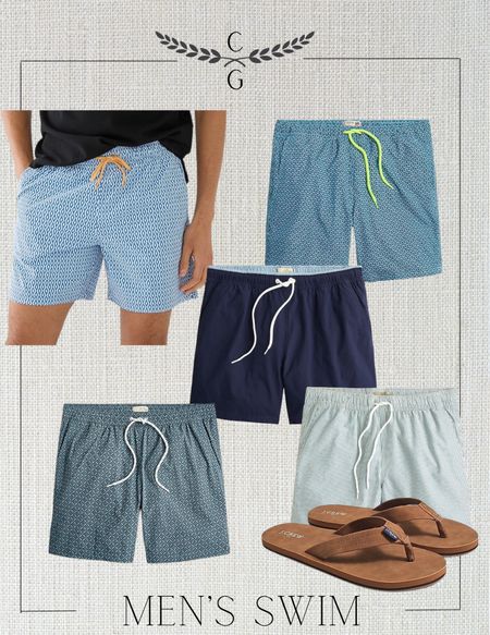 Men’s swim, men’s swim trunks, j.crew swim, spring break, men’s spring break, resort wear, men’s resort wear, beach vacation, men’s flip flops, gift for him. Callie Glass @glass_alwaysfull 
#LTKGiftGuide


#LTKSeasonal #LTKtravel #LTKmens