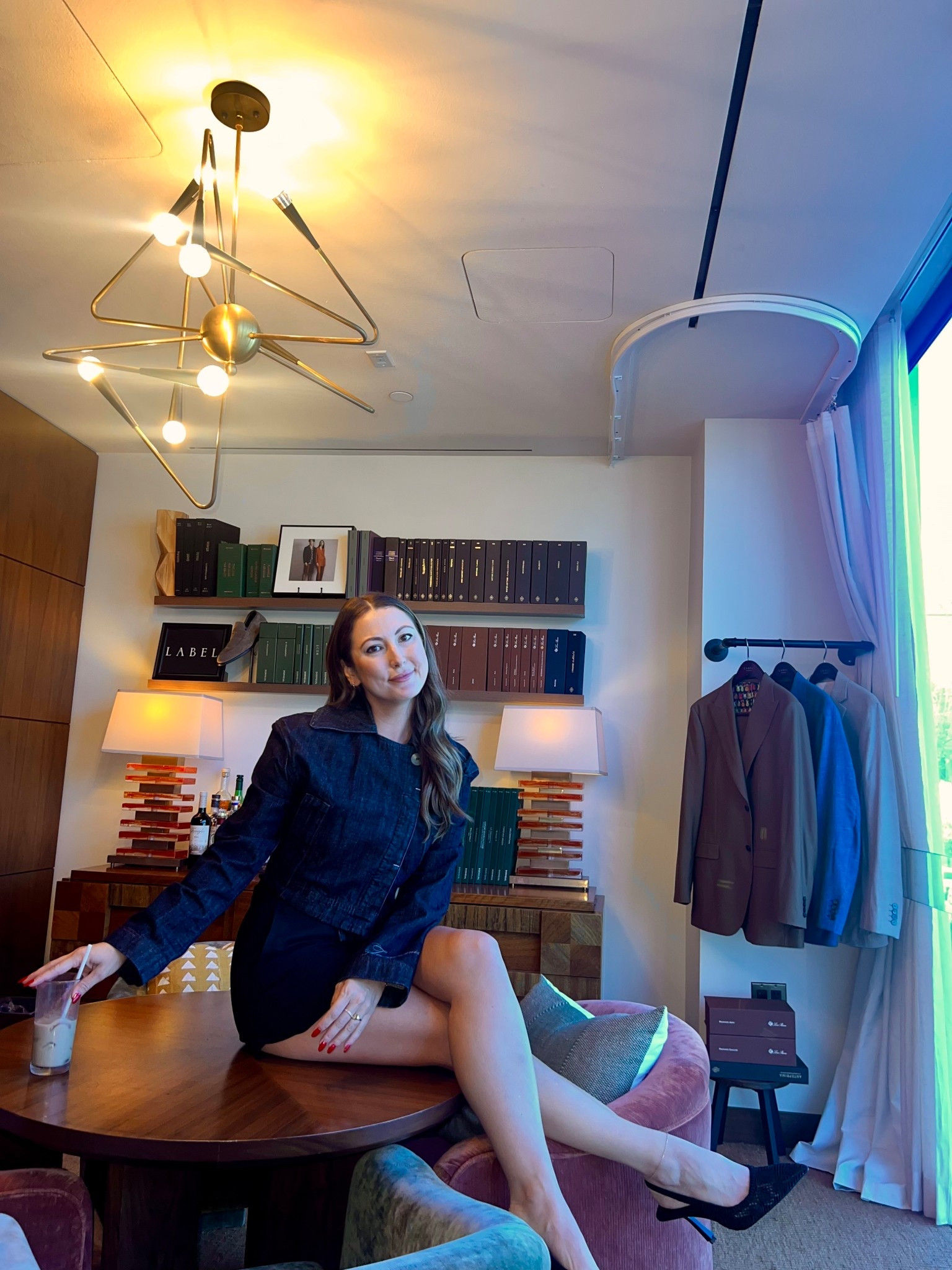 Jacquemus Denim Shirt Denim Jacket ON SALE + Tailored Black Shorts + Anne Klein Black Sling Back Point Toe Heel - Work Outfit OOTD / Dinner OOTN

#LTKSaleAlert #LTKFindsUnder100 #LTKFindsUnder50