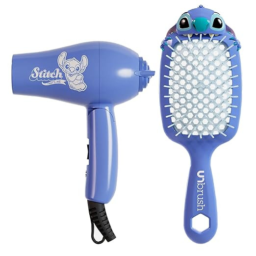 Disney Stitch UNbrush & Mini Dryer Travel Set | Amazon (US)
