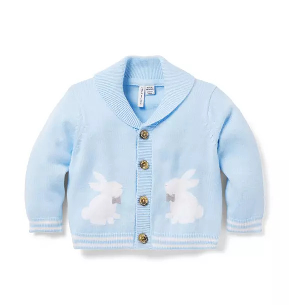 The Bunny Shawl Collar Baby Cardigan | Janie and Jack