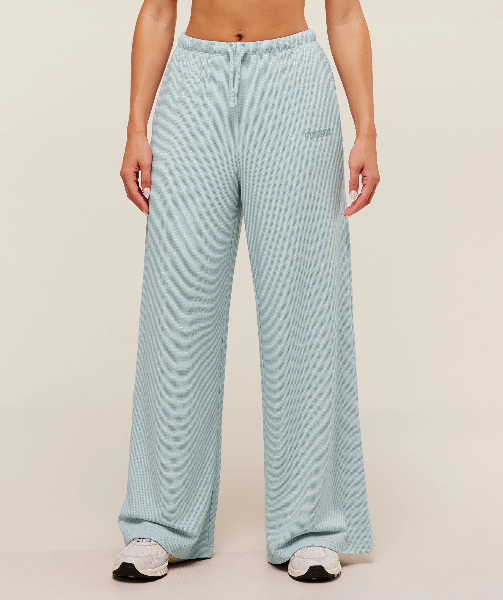 Waffle Wide Leg Pants | Gymshark US