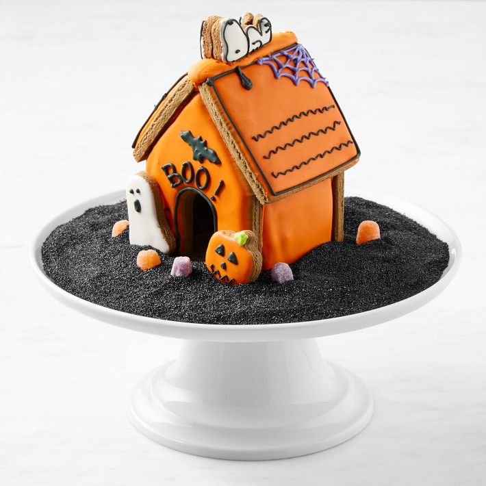 Halloween Snoopy Gingerbread House | Williams-Sonoma