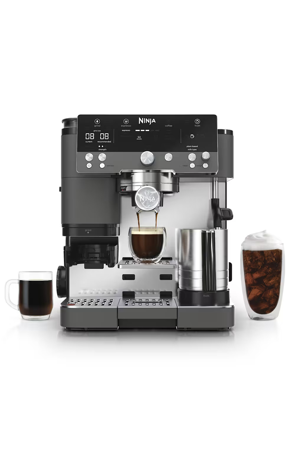 Ninja Luxe™ Café Premier 3 in 1 Espresso Drip Coffee & Cold Brew Maker (Midnight Black) | Shar... | Ninja Kitchen