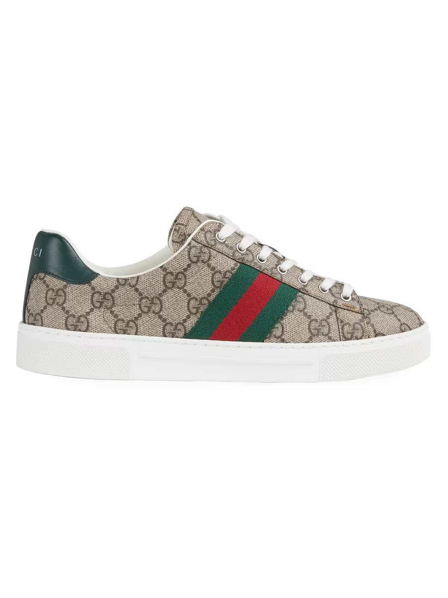Ace Monogram Sneakers | Saks Fifth Avenue