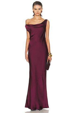Drop Shoulder Maria Gown | FWRD 