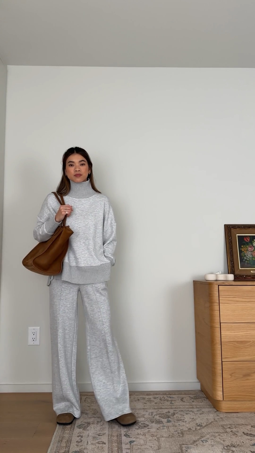 I love this @Madewell suede bag! The perfect tote for fall.

Sizing info: 
-Varley Barker High-Neck Sweat (Size XS in Light Grey Marl) 
-Varley The Wide Leg Pant 28" (Size XXS in 28” inseam in Light Grey Marl)

petite fashion, get dressed with me, outfit inspiration, ootd, nashville outfit, Nashville influencer, petite style, vacation style, casual outfits, mom style, petite pants, fall outfits, fall outfit info, fall pants, fall outfit idea, fall top, fall sweater, fall shoes, Varley, Varley tryon, Varley unboxing, Varley for petite, sweat sets, cozy matching set

#LTKootd #LTKSeasonal #LTKPetite