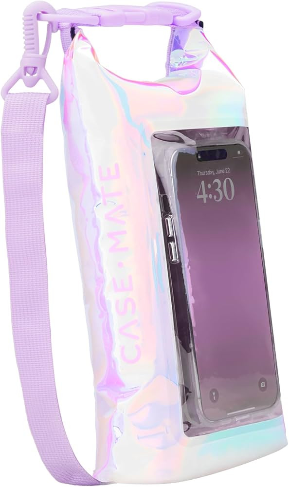 Case-Mate Soap Bubble Mini IP68 Waterproof Bucket Bag - Roll Top Dry Bag 2L Cap with Waterproof P... | Amazon (US)