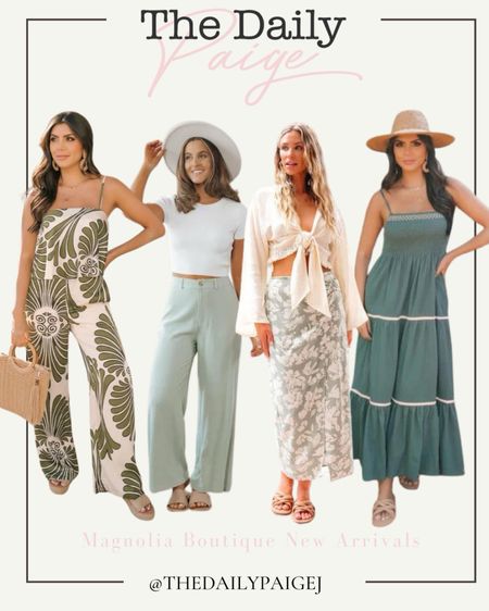 Going on a spring break or a spring trip with family? These adorable sage green outfits are perfect for any tropical destination or a warmer weather vacation. Whether you’re looking for a maxi dress or a comfortable pair of pants, magnolia has some super cute new arrivals for your next trip! 

Spring maxi dresses, Easter dress, two piece sets, satin maxi skirts, Sage green trousers, work outfitt

#LTKfindsunder100 #LTKfindsunder50 #LTKSeasonal