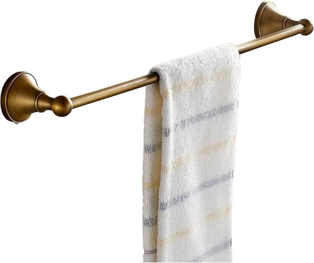 Leydn Antique Brass Towel Bar,23.6 Inch Towel Holder Rod Bathroom Accessories Wall Mount | Amazon (CA)