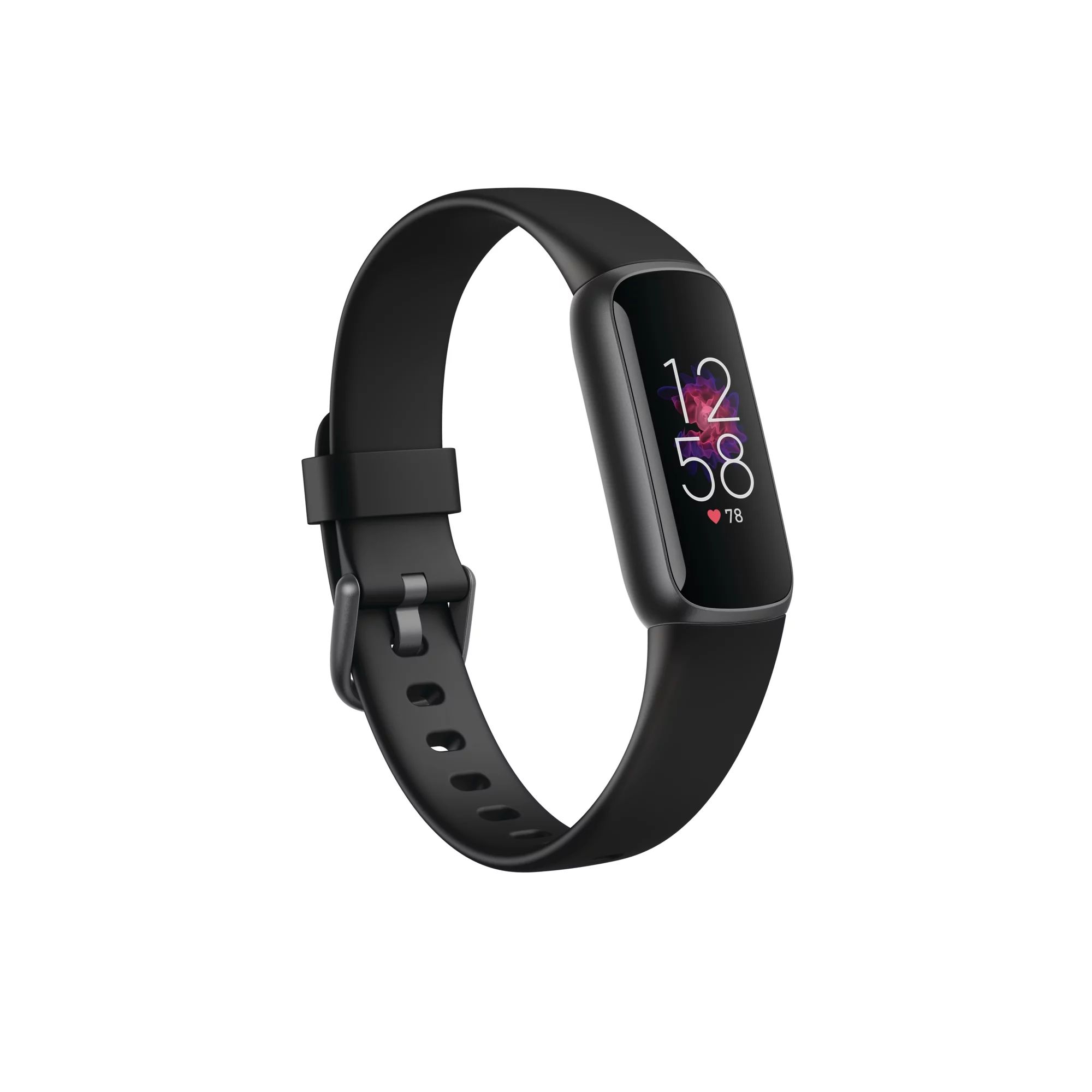 Fitbit Luxe Fitness & Wellness Tracker - Black/Graphite Stainless Steel | Walmart (US)
