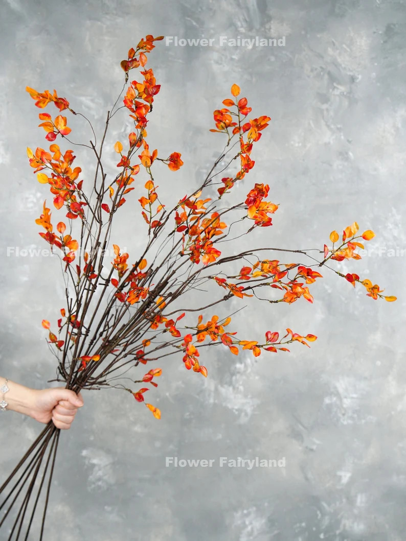 39 Decorative Faux Leaf Stem Artificial Plant Floral - Etsy Canada | Etsy (CAD)